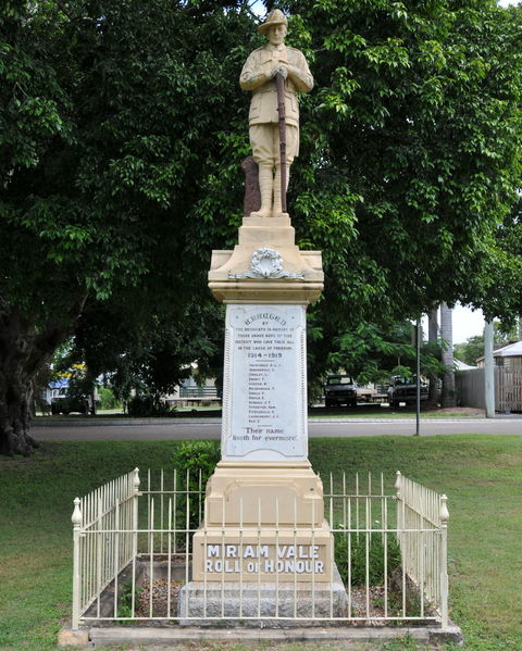 Miriam Vale War Memorial - Sunshine Coast Guide 1