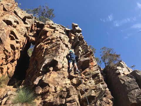 Rock Climbing In Morialta - Sunshine Coast Guide 1