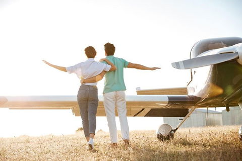 Romance Aircraft Flight + Scenic Tour + 3 Course Lunch + Beer Tasting + Hamper - Sunshine Coast Guide 0