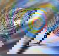 Grab a glass of wine and learn to paint 'Rainbow Snow'