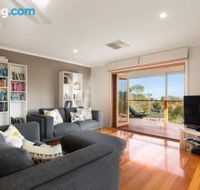 Acqua Vista water view fireplace walk to beach - Sunshine Coast Guide