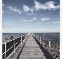 Little Orange Van On The Foreshore - Sunshine Coast Guide