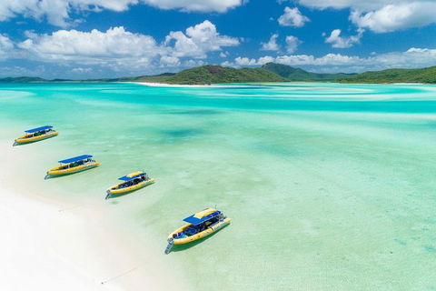 Great Barrier Reef Scenic Flight And Ocean Rafting Whitehaven Beach Day Trip - Sunshine Coast Guide 2